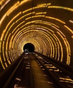 Tünel içi aydınlatma görseli